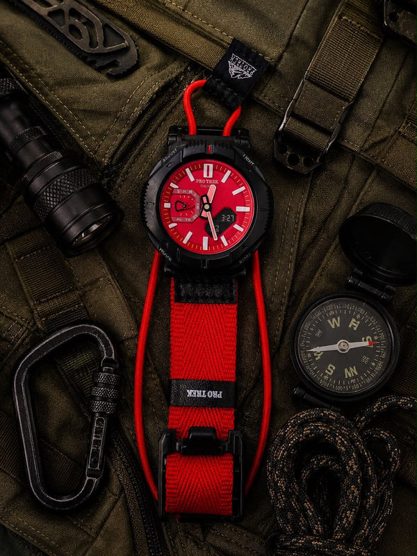 Casio Pro Trek Tactical Carabiner Edition