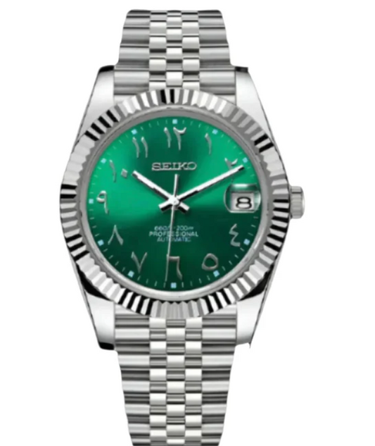 SEIKO - ROYAL GREEN ARABIC DIAL MOD