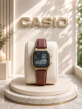 Casio AE-1200WH World Time Leather Edition Casio Royale